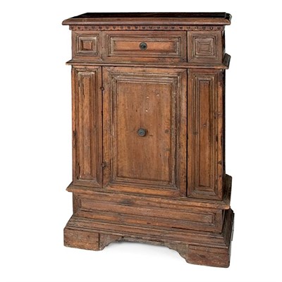 Lot 297 - Italian Baroque Walnut Side Cabinet Late...