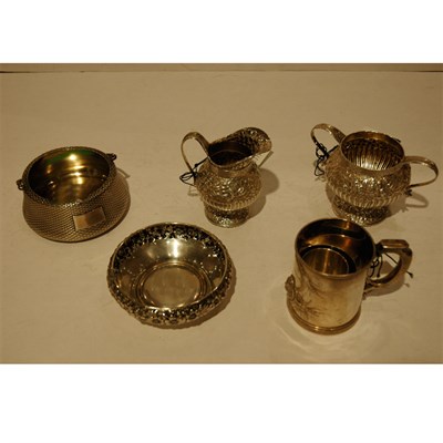 Lot 367 - Group of Seven Sterling Silver Table Articles...
