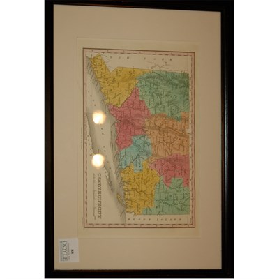 Lot 88 - Anthony Finley CONNECTICUT Hand-colored...