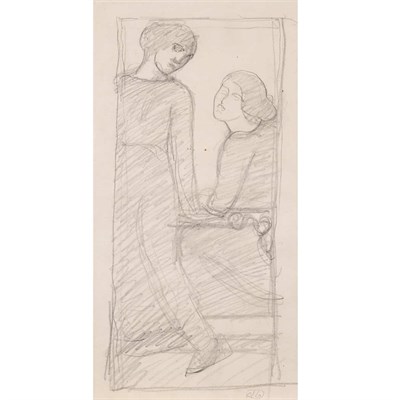 Lot 13 - Aristide Maillol French, 1861-1944 Two Women...