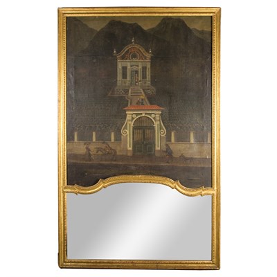 Lot 349 - Louis XVI Gilt-Wood Trumeau Circa 1785 The...