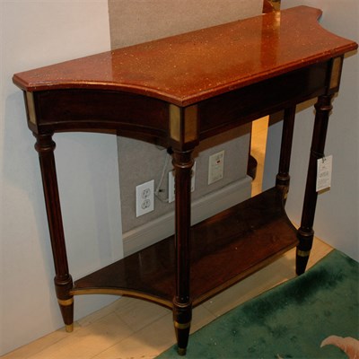 Lot 426 - Louis XVI Style Faux Marble Top Mahogany...