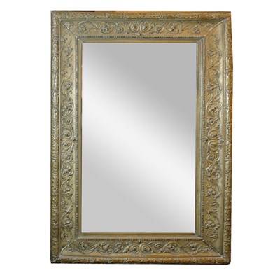 Lot 134 - Neoclassical Style Metal Framed Mirror Height...