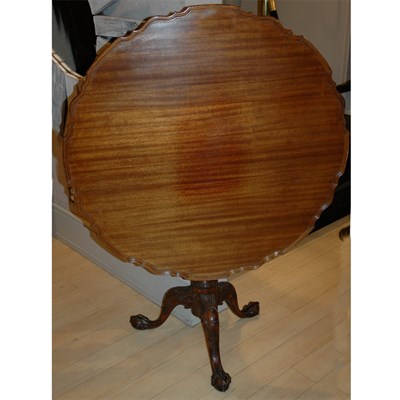 Lot 453 - George III Style Mahogany Tilt-Top Tea Table...