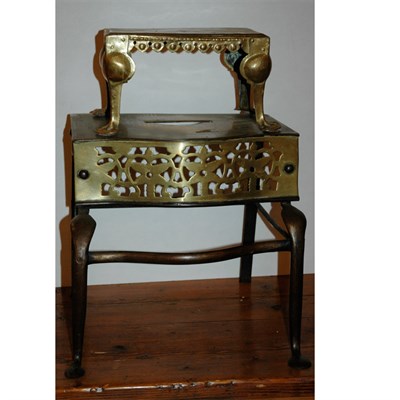 Lot 145 - Group of Four Victorian Style Brass Fire...