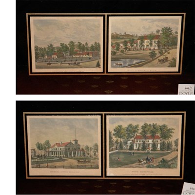Lot 101 - After R. K. Sneden [NEW YORK HOMESTEADS] Four...