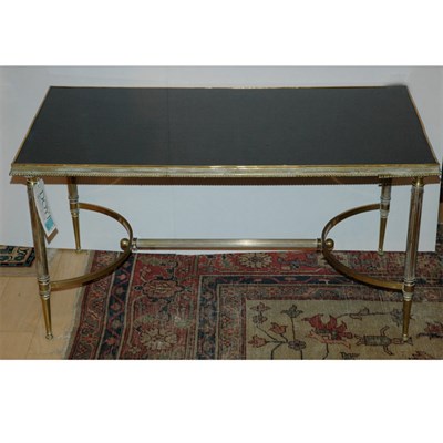 Lot 212 - Neoclassical Style Brass Low Table Height 18...