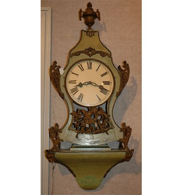 Lot 216 - Neoclassical Style Patinated-Metal and Green...
