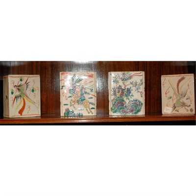 Lot 298 - Two Pairs of Chinese Porcelain Jardinieres...