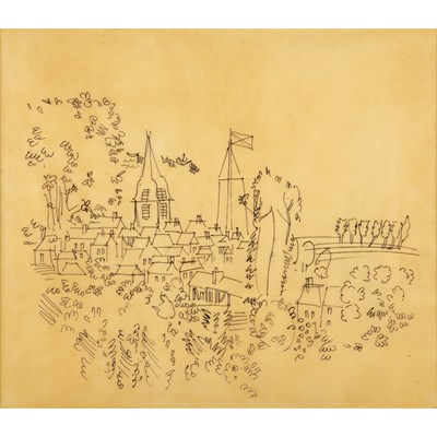 Lot 9 - Raoul Dufy French, 1877-1953 Le Village de...