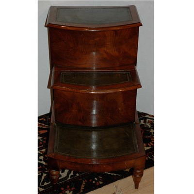 Lot 331 - Victorian Mahogany Library Step Table Height...