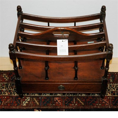 Lot 342 - George III Style Mahogany Canterbury Height 19...