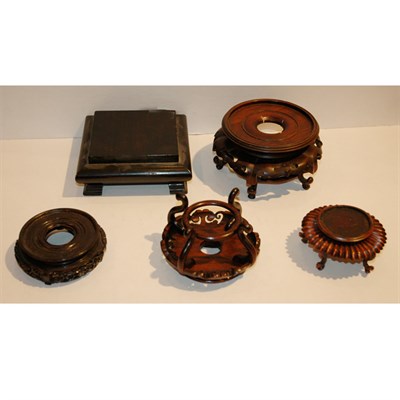 Lot 346 - Group of Chinese Hardwood Stands