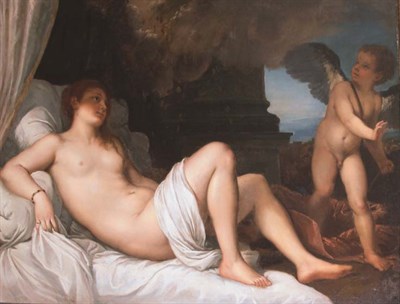 Lot 16 - After Titian Danae Oil on canvas 34 x 45 inches
