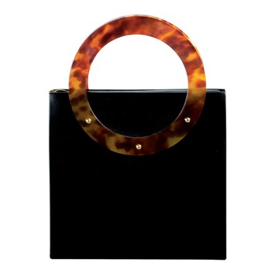 Lot 394 - Christian Dior Afternoon Bag 1960s Black calf...