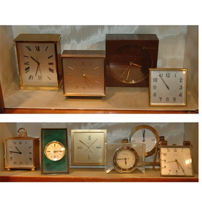 Lot 531 - Group of Desk Clocks Retailed by Tiffany & Co....