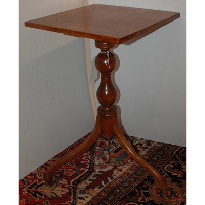 Lot 241 - Federal Cherry Tilt-Top Tripod Candlestand...