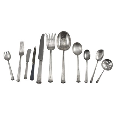 Lot 321 - J. S. & Co. Sterling Silver Flatware Service...