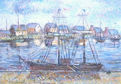Lot 73 - Paul Emile Pissarro French, 1884-1972 Bateau...