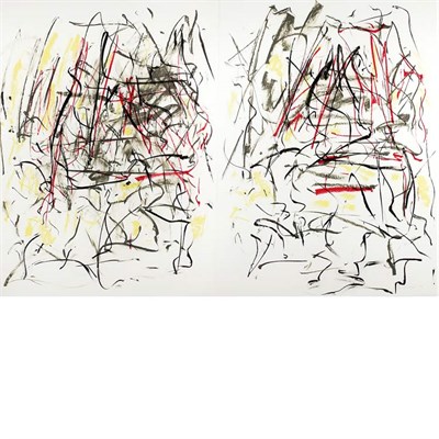 Lot 452 - Joan Mitchell (1926-1992) SUNFLOWERS IV Color...