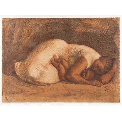 Lot 532 - Franscisco Zuniga MADRE DORMIDA (B. 69) Color...
