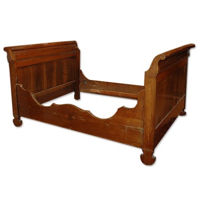 Lot 130 - Empire Style Mahogany Bedstead Height 43...