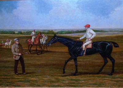 Lot 106 - English School 20th Century Horse with Jockey...