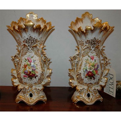 Lot 289 - Rococo Style Gilt and Floral Decorated...