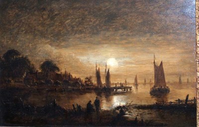 Lot 78 - School of Aert van der Neer Estuary by...