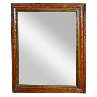 Lot 223 - Chinoiserie Decorated Mirror Height 47 1/2...