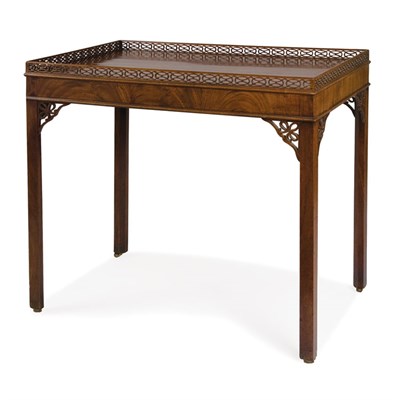 Lot 320 - George III Mahogany Tea Table Circa 1780 The...