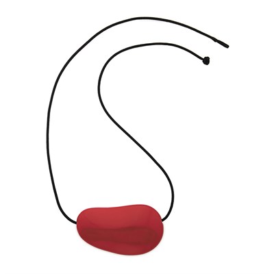 Lot 514 - Elsa Peretti Red Lacquer Bean Pendant 1970s...