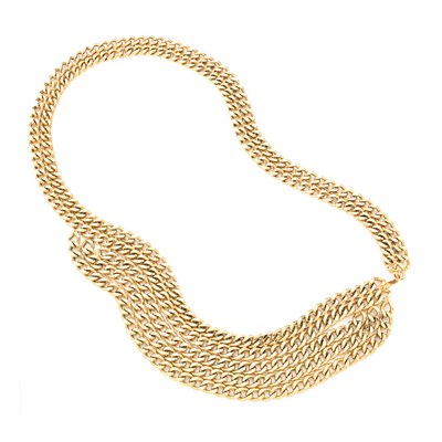 Lot 509 - Chanel Chain Link Belt Mid 1980s Gold plated...