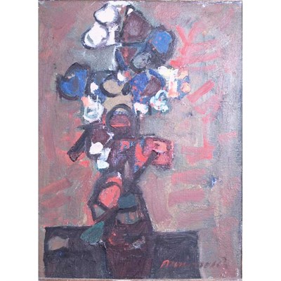 Lot 63 - Zvi Mairovich Israeli, 1911-1973 Still Life...
