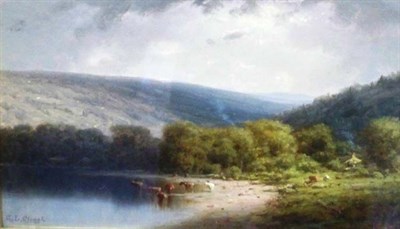 Lot 38 - George Clough American, 1825-1901 Pastoral...
