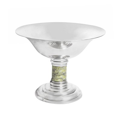 Lot 186 - Puiforcat Silver and Marble Compote With a...