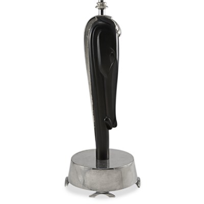 Lot 413 - Hagenauer Style Chrome and Black Enameled...