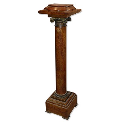 Lot 435 - Neoclassical Style Marble Pedestal Height 47...