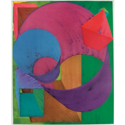 Lot 108 - Al Held INDIGO Color etching and aquatint,...