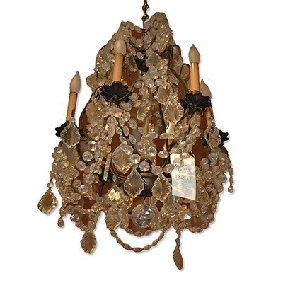 Lot 371 - Louis XV Style Patinated-Metal and Glass...