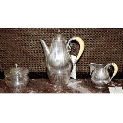 Lot 196A - Georg Jensen Sterling Silver Partial Coffee...