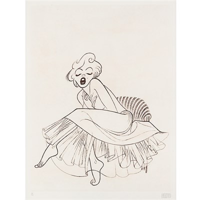 Lot 419 - Al Hirschfeld (1903-2003) MARILYN Etching...