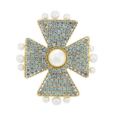 Lot 71 - Yves Saint Laurent Maltese Cross...