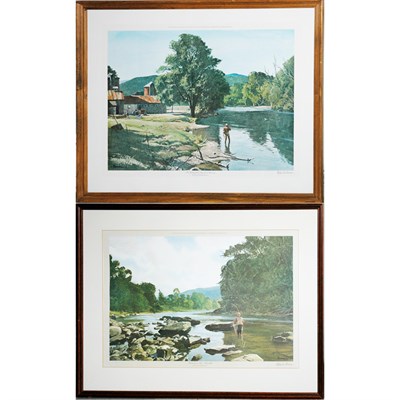 Lot 94 - Ogden Pleissner THE BATTENKILL AT BENEDICT'S...