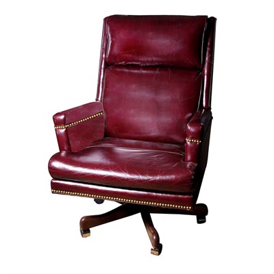 Lot 566 - Vinyl Upholstered Office Swivel Chair Retailed...