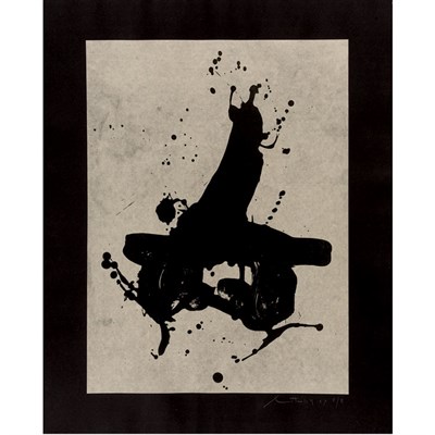 Lot 457 - Robert Motherwell BLACK ON BLACK (B. 191; E./B....