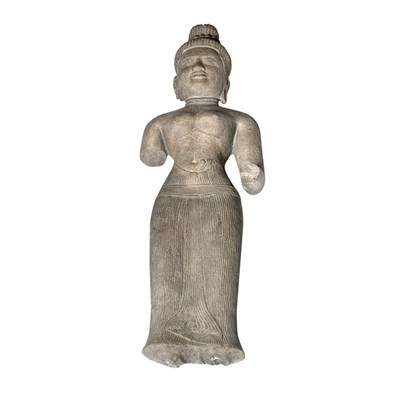Lot 413 - Sandstone Figure of Uma Height 24 1/2 inches.