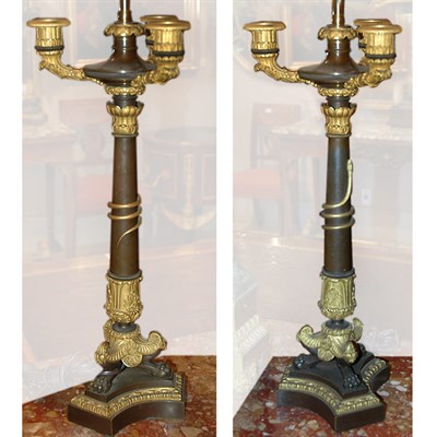 Lot 526 - Pair of Louis Philippe Gilt and...