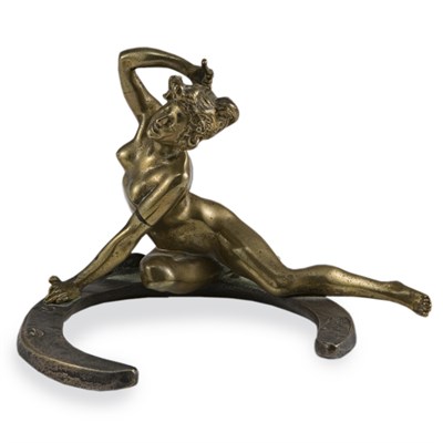 Lot 353 - Art Nouveau Gilt-Bronze Desk Weight After a...