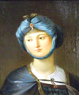 Lot 80 - Italian School 18th/19th Century Sibyl Oil on...